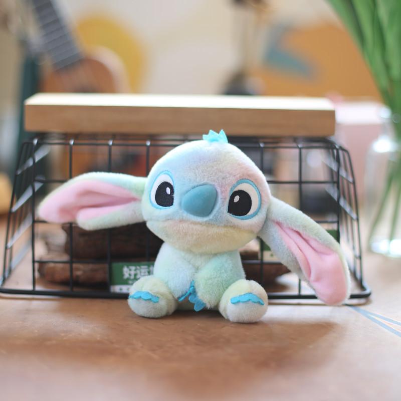 Cartoon Animals Rainbow Plush Keyring Doll For Bag Decoration Use Daily