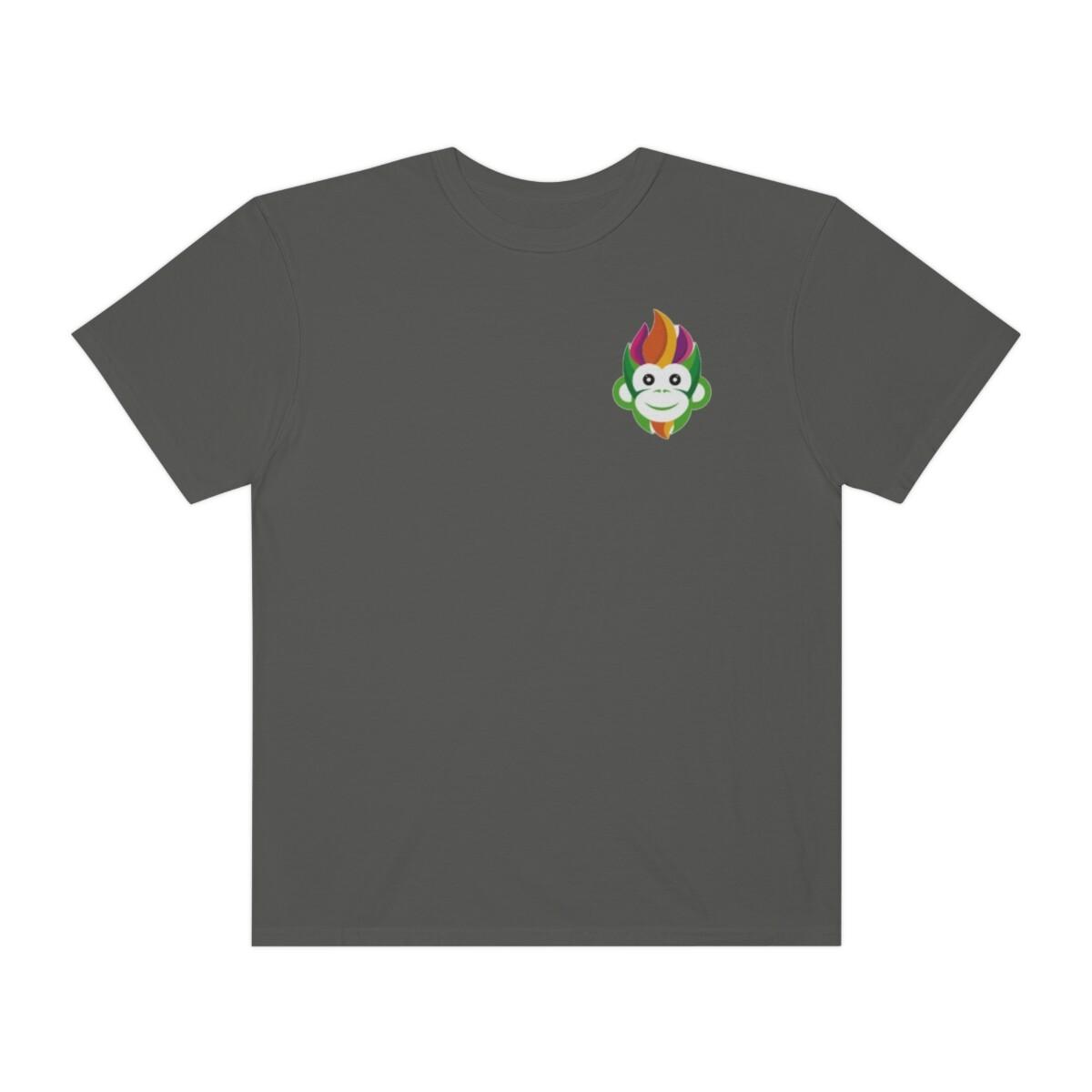 Unisex Garment-Dyed T-shirt rainbow monkey S разноцветный