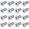 12PCS Stainless Steel Brake Disc Rotor Screws 93600-06014-0H - Universal Fit for Honda, Acura, Hyundai and Kia Models - Stainless Steel Retaining