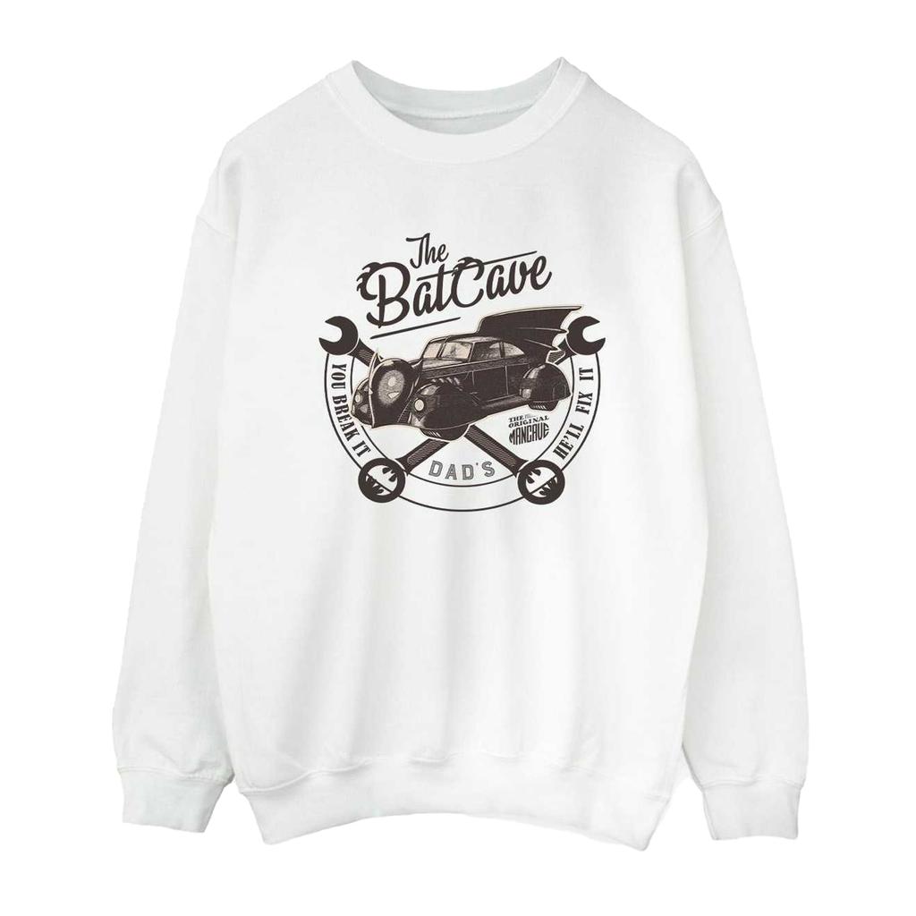 Batman Womens/Ladies Batcave Car Sweatshirt