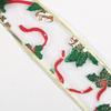 Christmas Wired  Plaid Ribbons Vintage Truck Trees Wired Edge Ribbon for Xmas DIY Wrapping Floral Craft