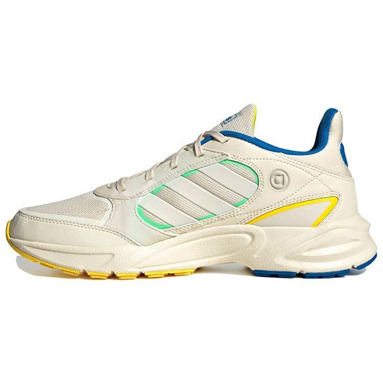 Adidas Neo 90S Valasion Comfortable Retro Mesh Leather Cushioning Non-Slip Wear-Resistant Breathable Low-Top Casual Running Shoes HP6766