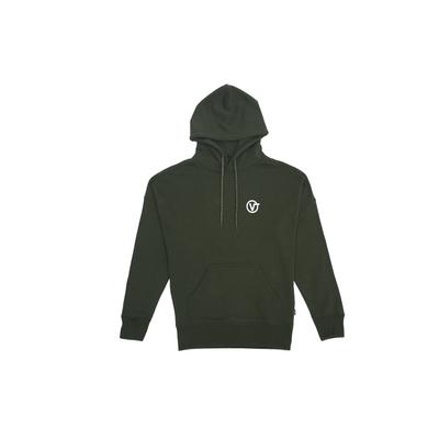 Vans Buchstaben-Logo Hoodie Unisex-Hoodies Militärgrün VN0A4BP798O