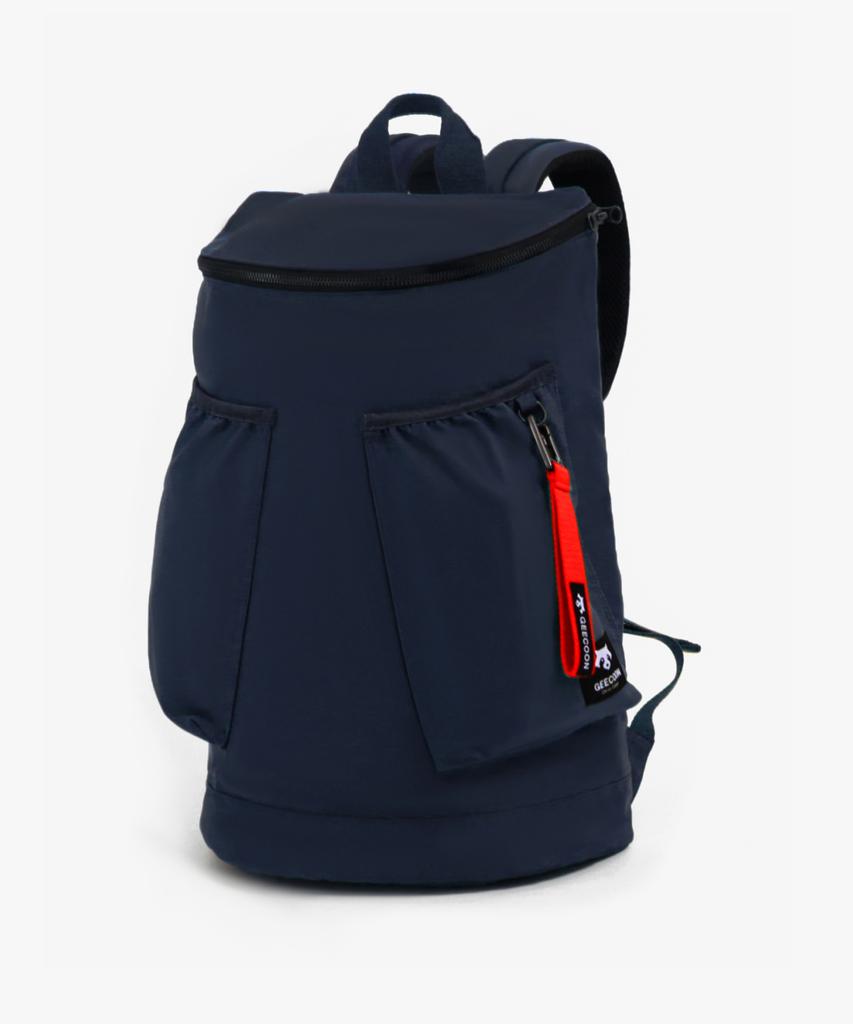 Geecoon Nylon Two-Pocket Rucksack Utility Backpack Gee238-713 Navy