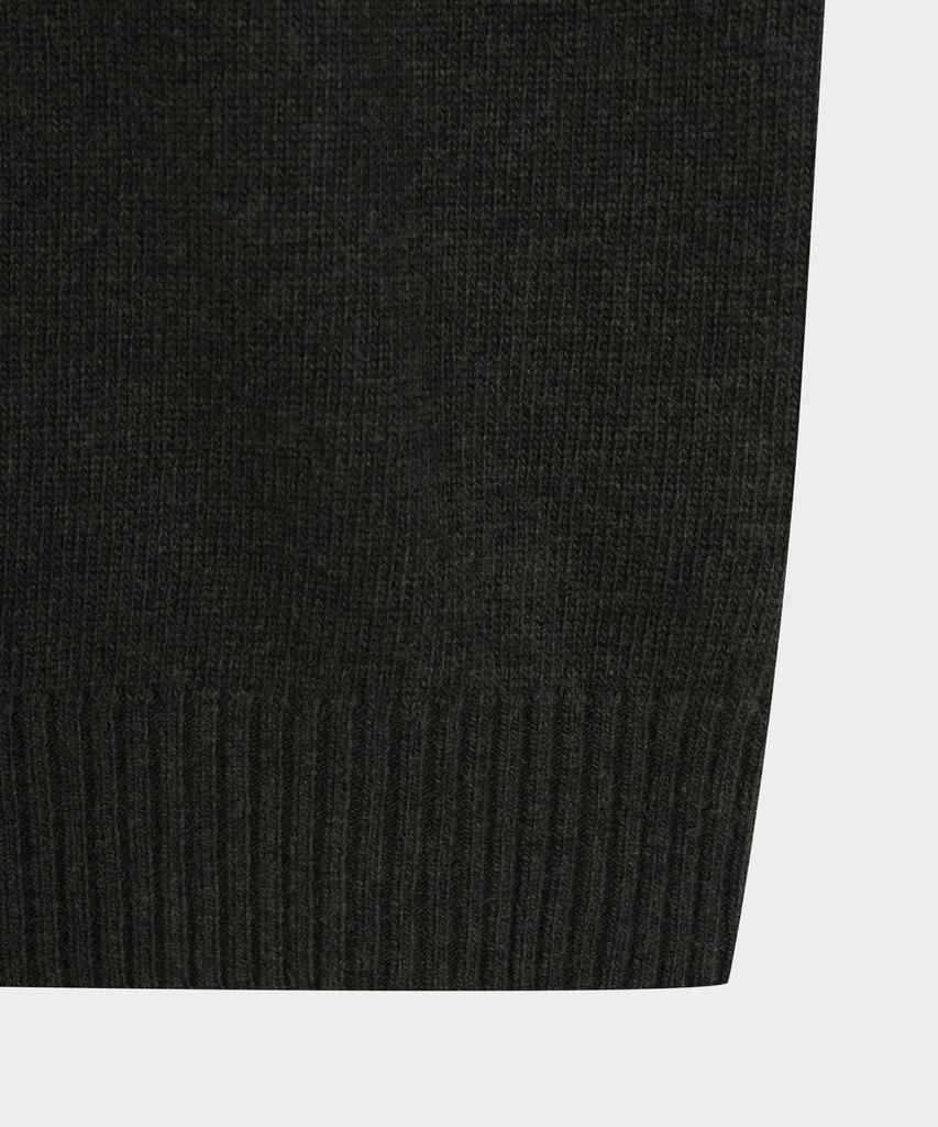 BROOKS BROTHERS Wool Solid Sweater (Dark Green) (Bbwrmog402)