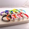 Korean Engravable Silicone & Titanium Steel Couple Bracelet Set