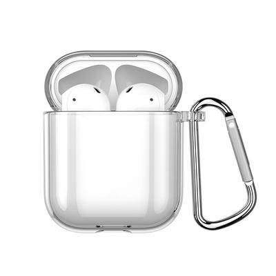 Przezroczyste etui kompatybilne z AirPods Pro 4 3 2 1, miękka osłona ochronna z TPU [zapobiegająca żółknięciu] [odporna na wstrząsy] ze smyczą