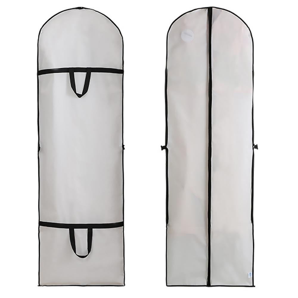 60*180cm Garment Bag Large Hanging Garment Cover Washable Wedding Dress Bag Travel Use
