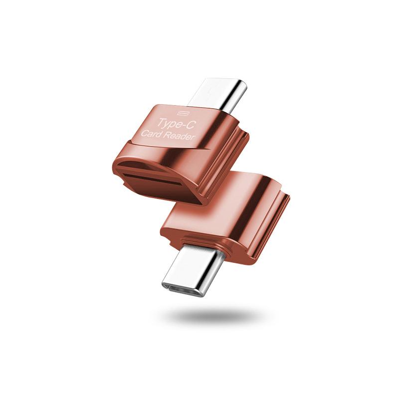 New Micro SD To Type C Card Reader OTG USB Type-C Adapter Phone External Memory TF SD Card Adapter for Laptop Samsung Xiaomi