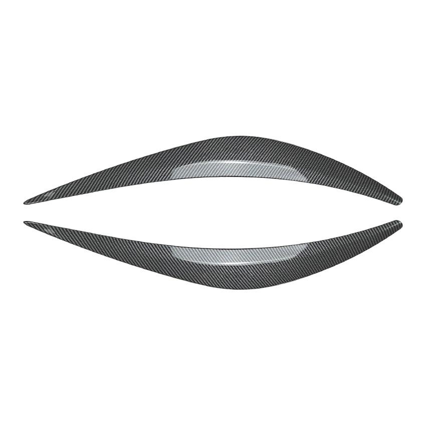 

Applicable to Infiniti Q50 2014 + automotive carbon fiber pattern headlight light eyebrow car sticker exterior accessories