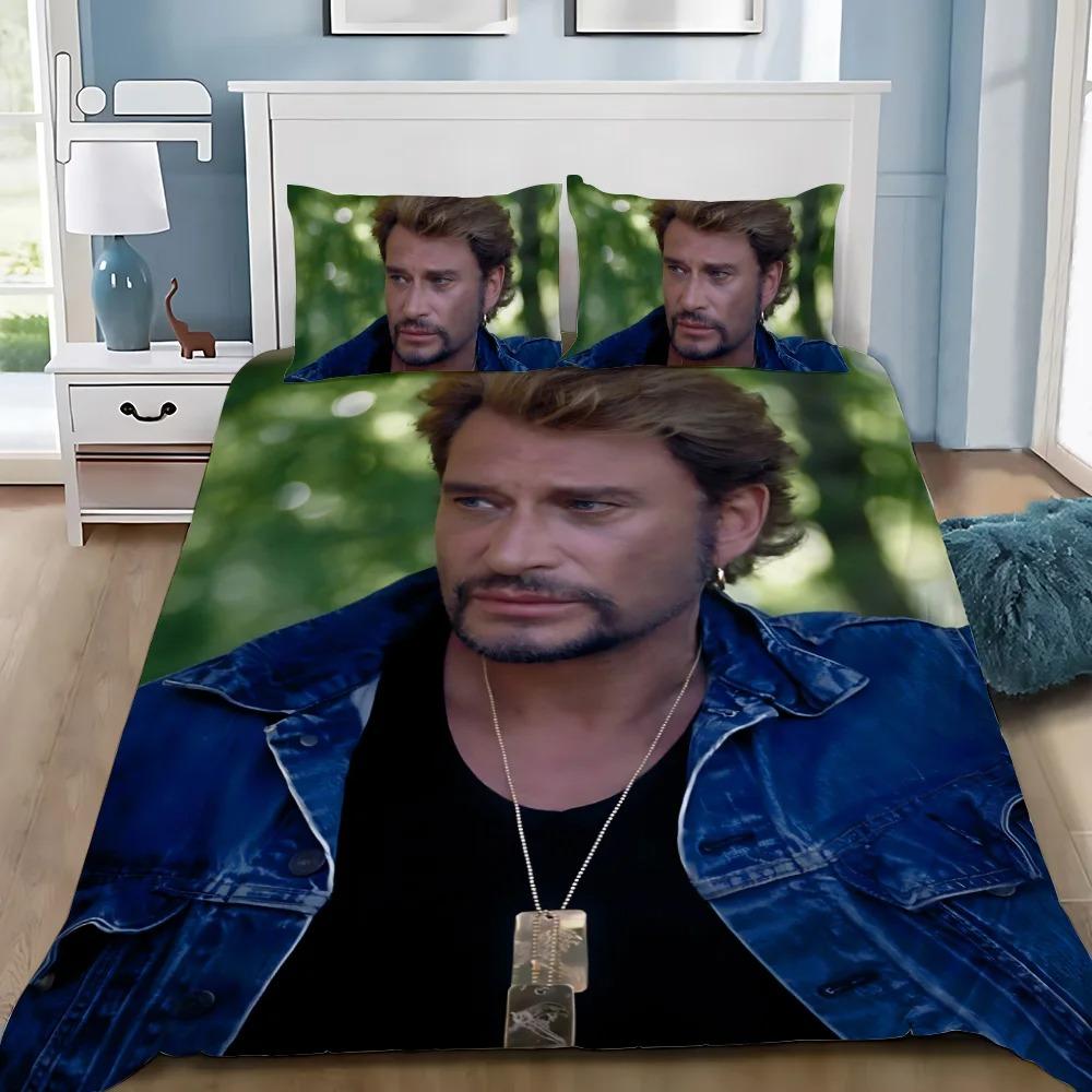 Comforter Rock Star Duvet Bedding Set Boy J-Johnny H-Hallyday Girl Bedroom Decoration Children Gift Single Double Large Size