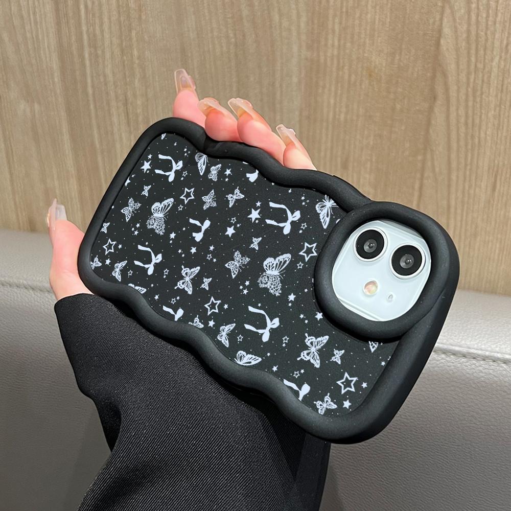 Big Wave Edge mykt silikonmateriale Macaron telefondeksel Støtsikkert beskyttende gummideksel til iPhone Samsung Huawei Honor Xiaomi Redmi OnePlus Moto