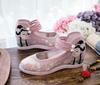 Bestickte Hanfu High Heels & Ballerinas: Traditionelle Sommerschuhe für Damen