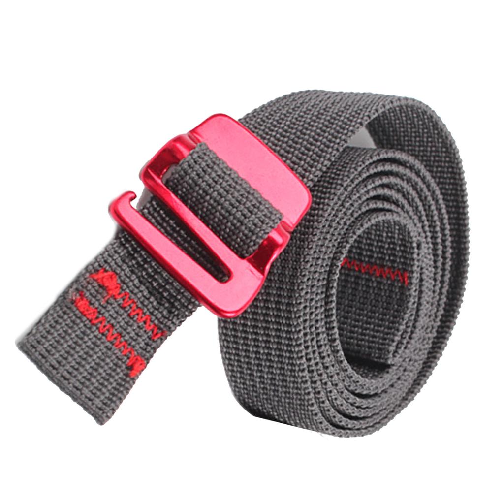 Nylon Tape Rope with Quick Release Hook Tension Belt 150cm Cord Travel Backpack Outdoor Buckle Tie Down Belt Cargo Strap