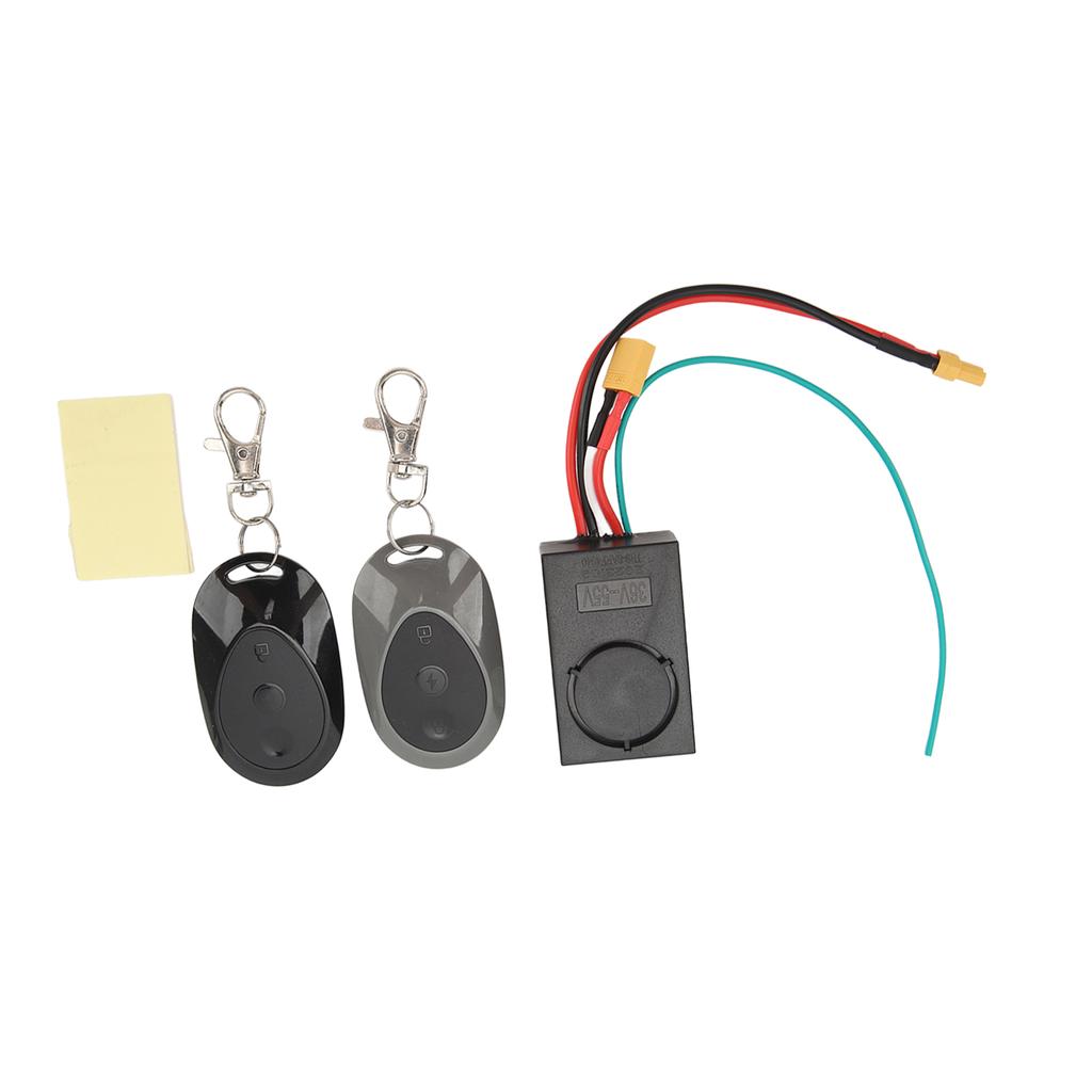 Diebstahlsicherheitsalarmsystem 115dB mit 2 Fernbedienungen Elektroroller Diebstahlalarm XT30