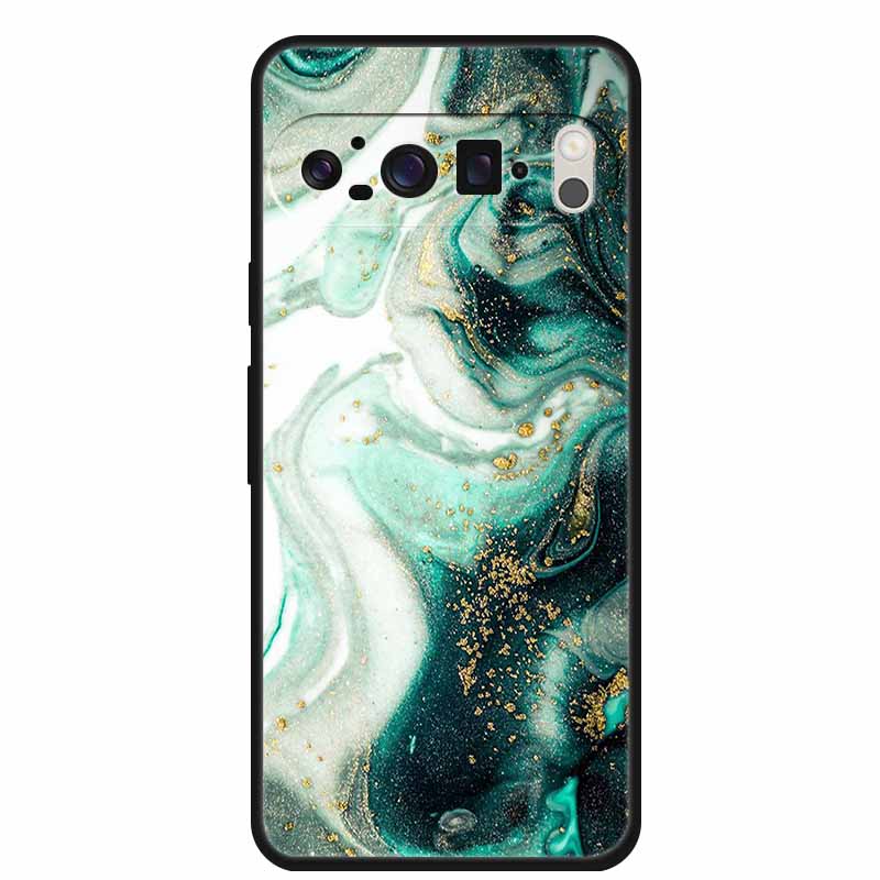 For Google Pixel 10 Pro Case Vivid Graceful Premium Marble TPU Soft Silicone Phone Cases Impact Chic Mineral-Finish Para Cover