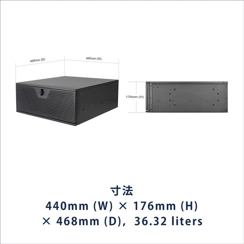 Obudowa SilverStone do montażu w szafie typu rack, montaż pionowy, możliwość montażu 4U, autoryzowany dystrybutor, SST-RM44, zgodny z SSI-EEB, [Produkt krajowy]