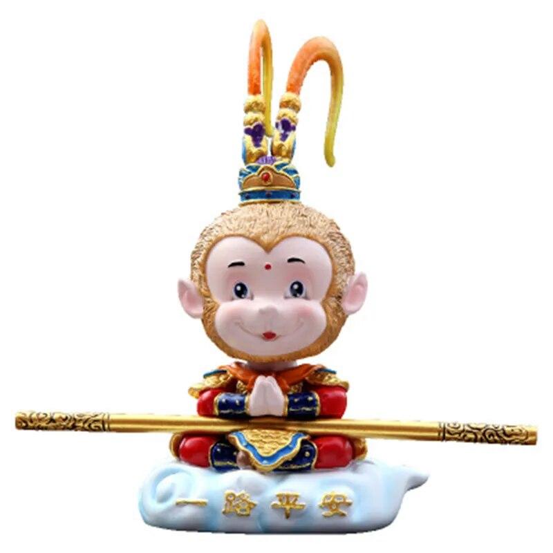 Kayme Shaking Head Monkey Car Dashboard Doll Auto Car Toy Ornaments Interior Furnishing Decoration Gift