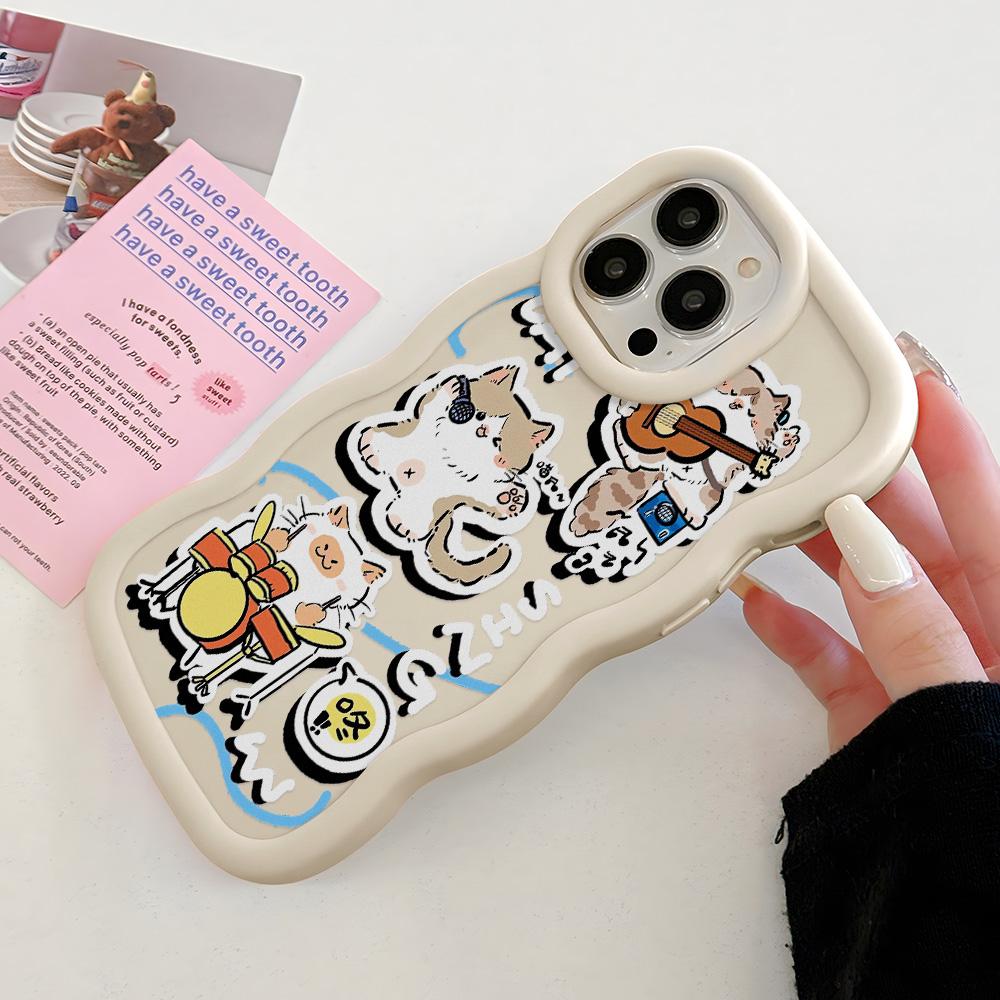 Pouzdra na mobilní telefony pro iPhone 11 13 XR 15 Pro Max 12 14 Pro Max Pouzdro pro iPhone 16 7 Plus 8 Plus XS Max 15 Plus Macaron Cartoon Roztomilé proti pádům Voděodolné