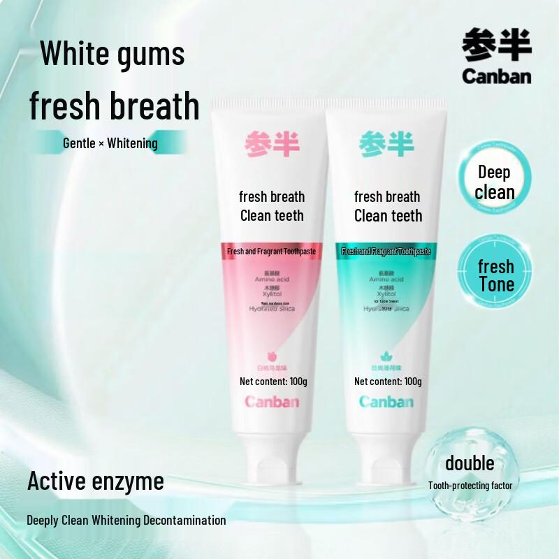 Cansen Fresh Breath & Whitening Toothpaste 3-Pack