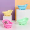 Solid Color Hamster Bathtub Mini Pet Mouse Bathing Bathtub  For Hamsters Mouse Squirrels