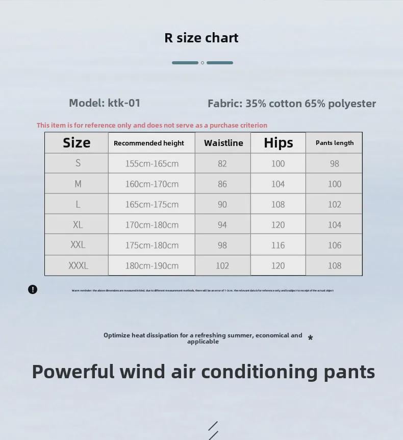 Men's Summer Cooling Overalls with Built-in Fan