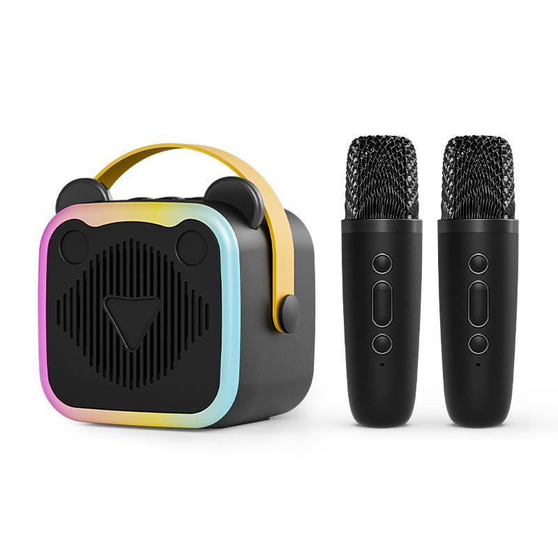 Portable K12 Bluetooth Speaker & Microphone for Outdoor Live Streaming and Home Karaoke