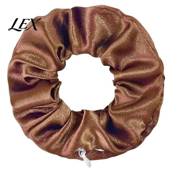 Stylish Hair Accessories for Commuting Pocket Scrunchies Ties with Hidden Zipper Women, Elastic Tie Secure Bands Running Small Items Keys And