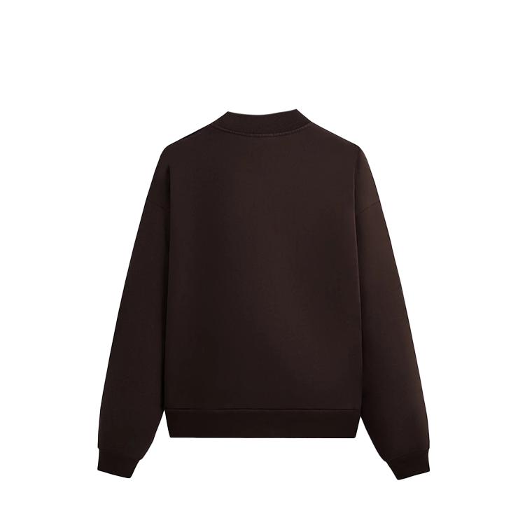 Kith Garment Dyed Fleece Mockneck Sweatshirt Kindling Men Tops Black KHM034281-211