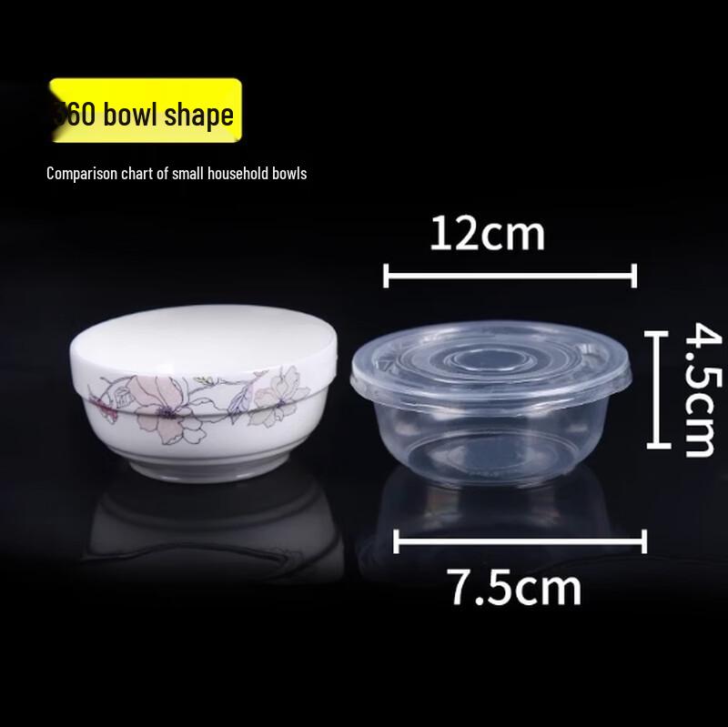 Disposable Plastic Round Soup Bowl