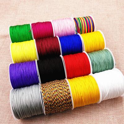 1 Rolle Nylon gewachste Bastelkordel Atmungsaktiv Klare Textur Traumfänger Gewachste Fadenkordel zum Nähen