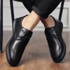 Men's  Fashionable Leather Shoes Men's British Casual Shoes Wedding Party Dress Shoes British Style