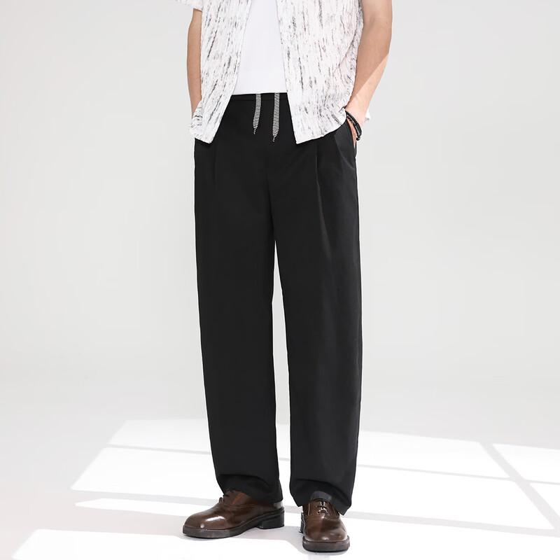 Firstview Men s Old Money Style Linen Blend Casual Trousers 2XL