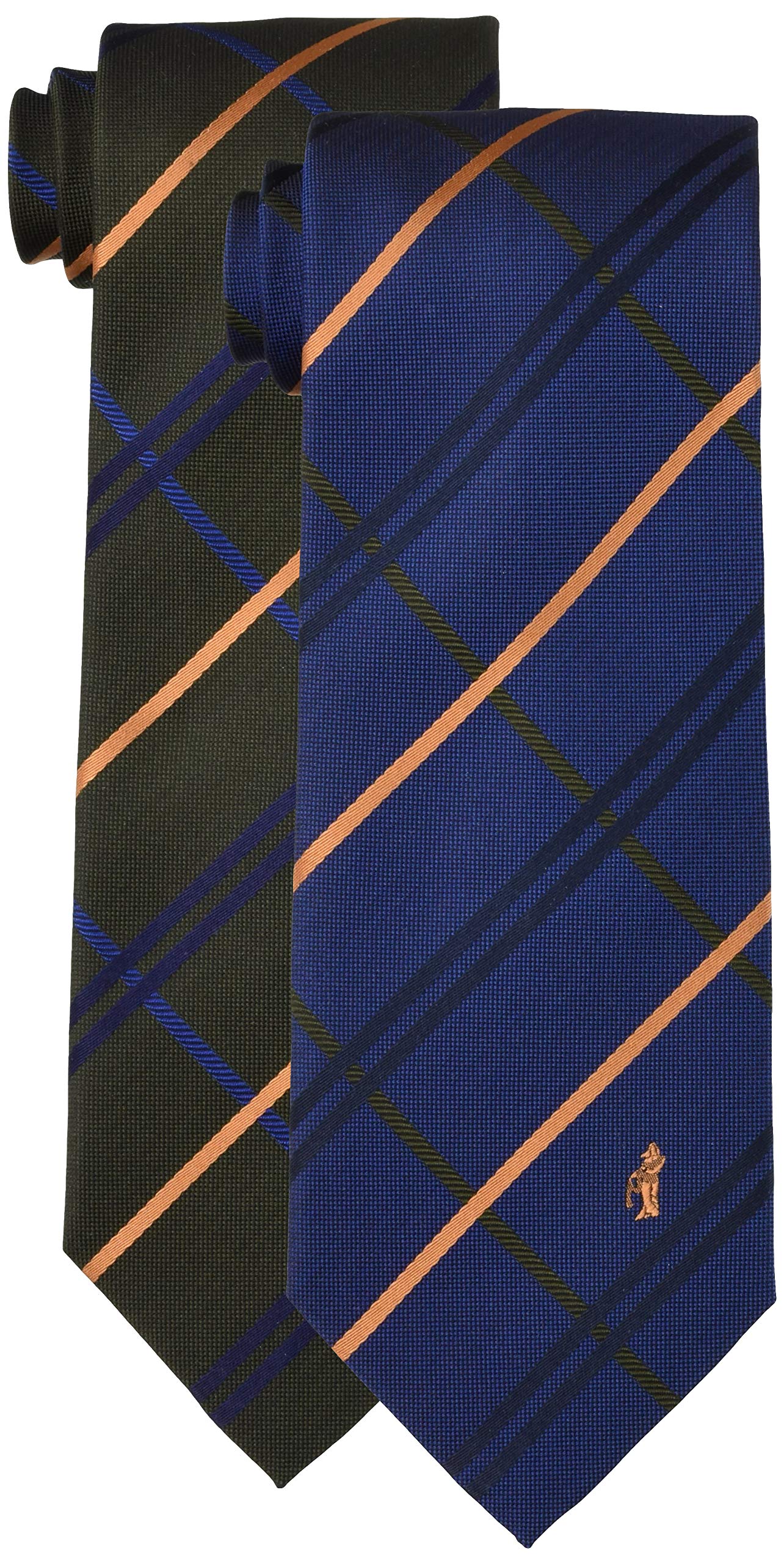 

Галстук Fortuna Tokyo Галстук-шанс Набор галстуков для лезвия глубиной 8 см, длина 142 см 05. Мужской галстук Nishijin-ori двухцветный, FT-TSET05, синий/темно-зеленый, ширина,