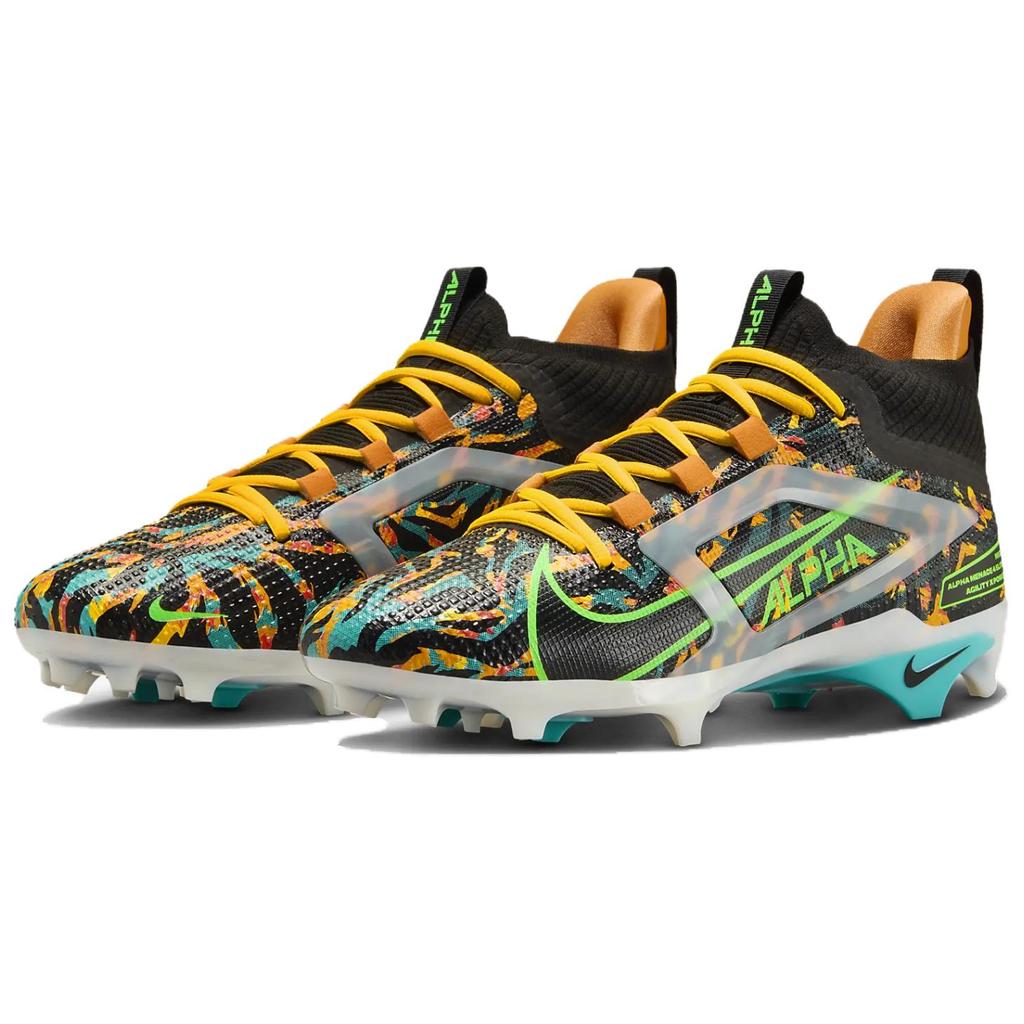 Travis Kelce X Nike Alpha Menace 4 Elite 90s Fashion Men Sneakers Black Sail Dusty-Cactus HF4316-001