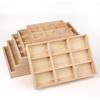 Japanese Style Solid Pine Wood Jewelry Display Tray
