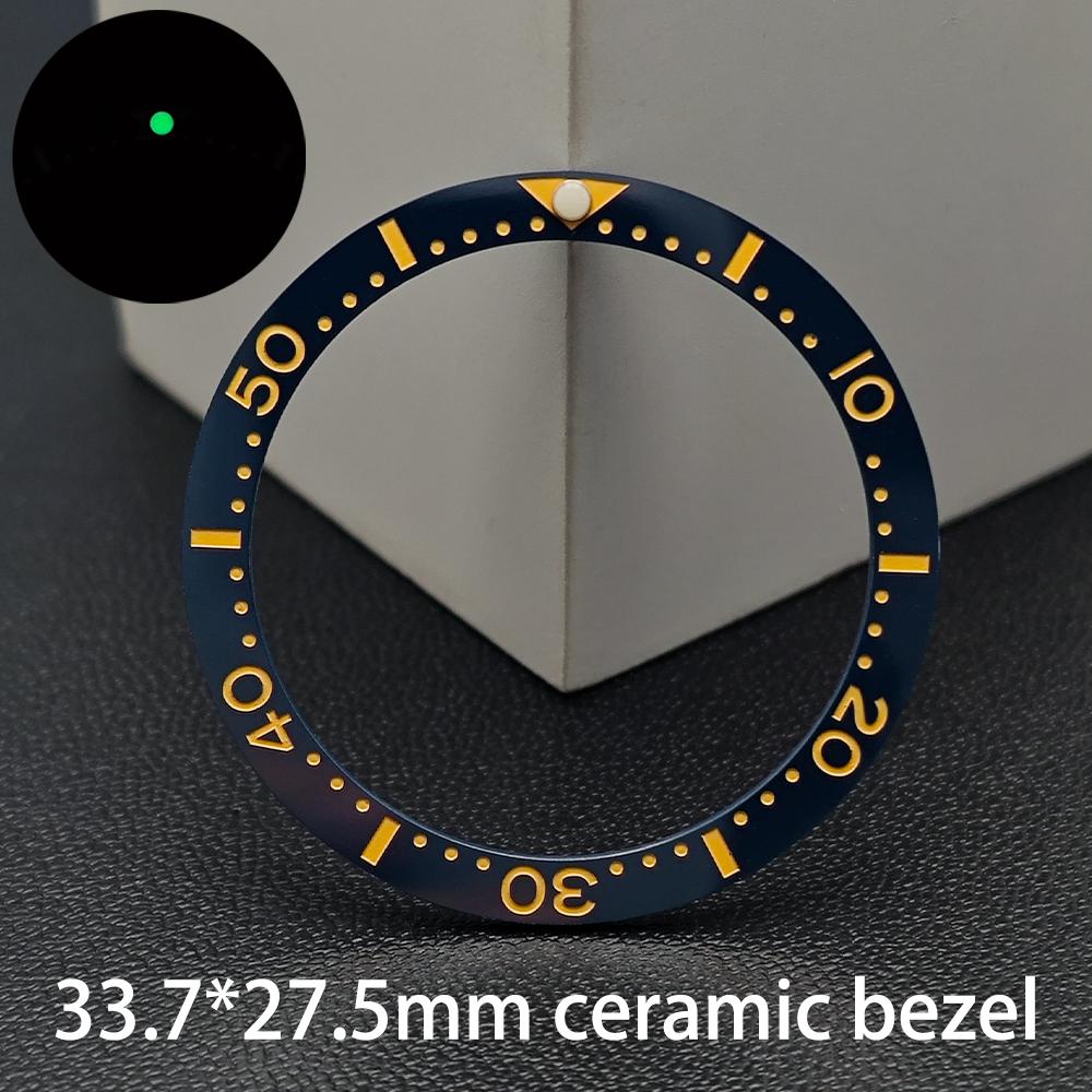 

Flat Ceramic Bezel Insert 33.7mm*27.5mm Watch substitute watch insert ring Watch Accessories Bezel Watch Parts 33.7mm