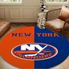 Inselbewohner Hockey Stolz Runder Teppich für Wohnzimmer, Schlafzimmer, Spielzimmer, Stuhlteppich, Teppich, Kreis Teppich, Große Größe Dekor Fan Weihnachtsgeschenk