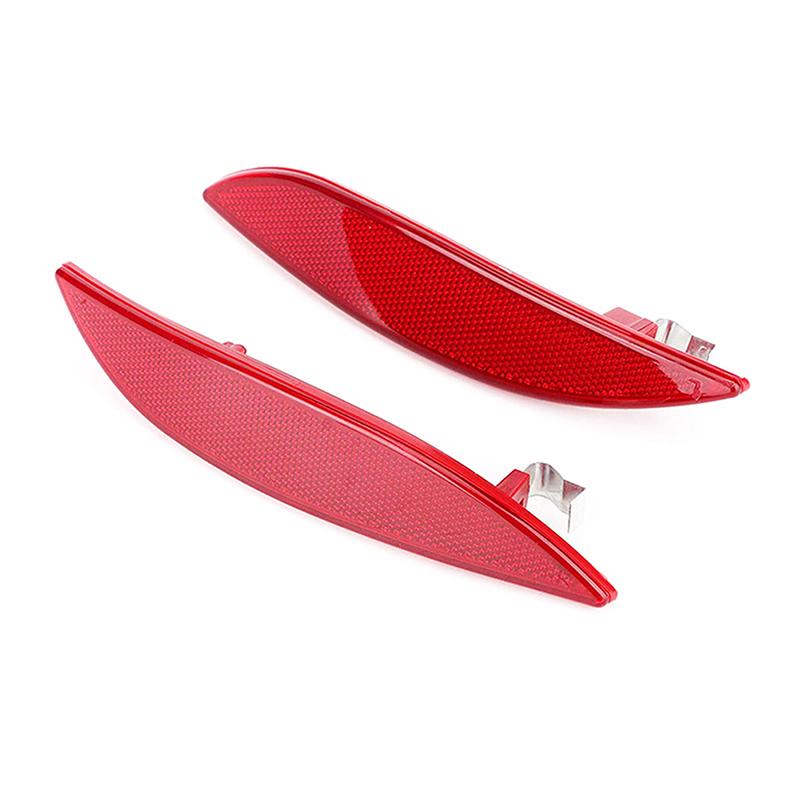 1 Pair For Renault Megane MK3 2008 -2013 265650004R Car Rear Bumper Reflectors Lens Replacement Red Left Right Plasitc Parts