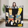 Beavis a Butt-Head Smějící se deka Pikniková flanelová přehozová deka Pro domácí dekoraci Teplý design Kvalitní přehoz Nápad na dárek