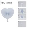 30/20/12PCS White Folding Paper Fan Anniversary Holiday Birthday Weddings Party Decor Guest Gift Souvenirs Home Decor Crafts Fan