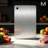 304 Stainless Steel Cutting Board Household Kitchen Food Double-Sided Cutting Board for Cutting Fruit Vegetable Chopping Board