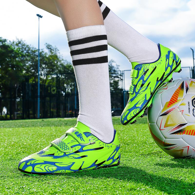 Scarpe da Calcio da Ragazzo Suola Morbida in Gomma Scarpe da Calcio da Allenamento Professionali per Erba Sintetica per Ragazze
