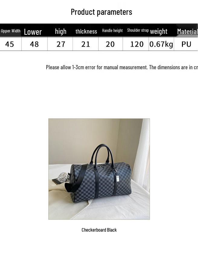 Unisex Schultertasche im koreanischen Stil für Geschäftsreisen – Großes Fassungsvermögen, Crossbody/Sporttasche