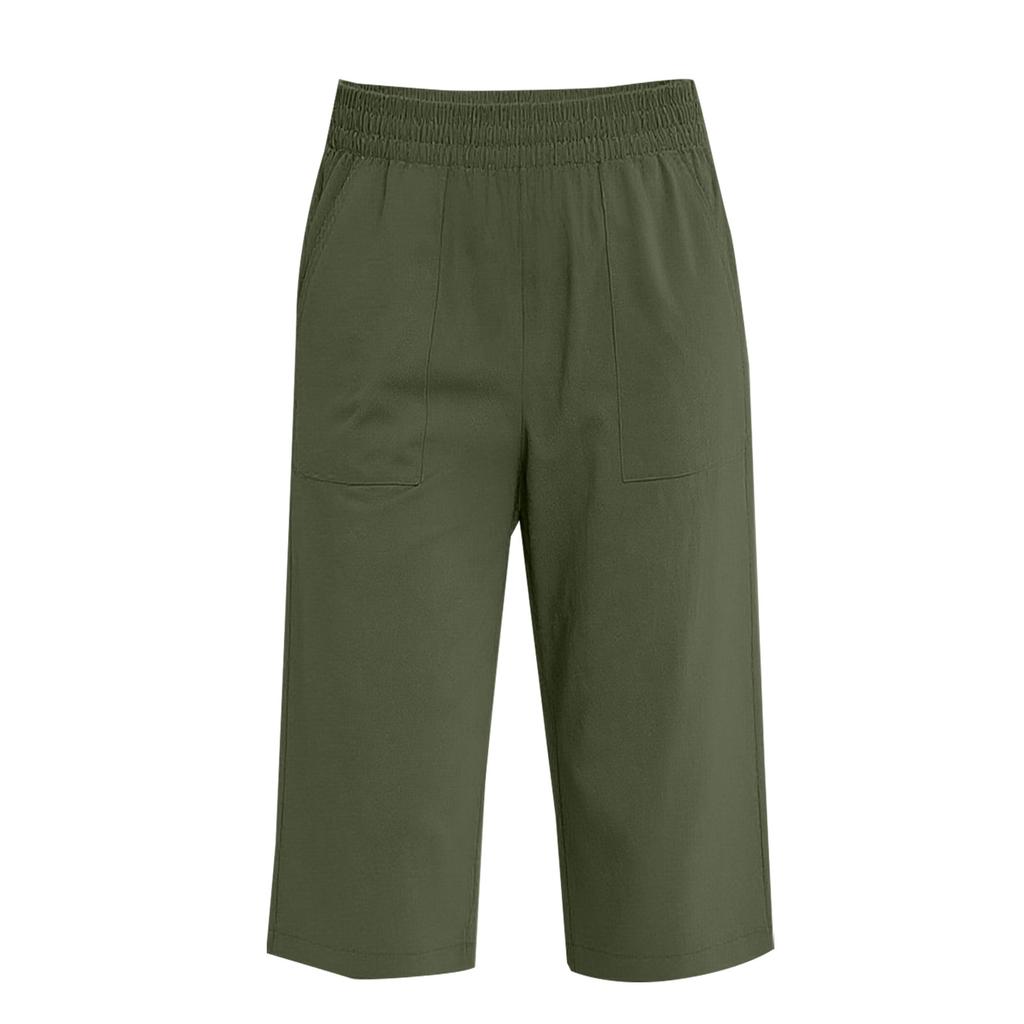 Damen Casual Loose Hosen Gerade Weitbeinige Hosen Freizeithosen