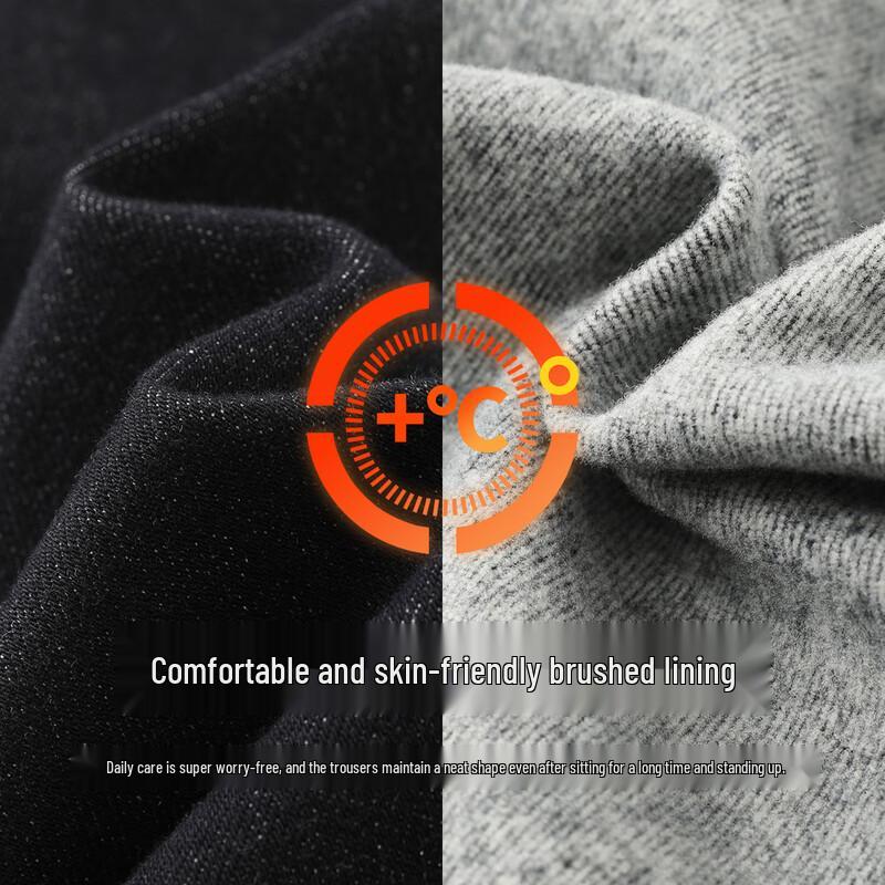 5+ Women's Thickened Warm Retro Wide-Leg Jeans