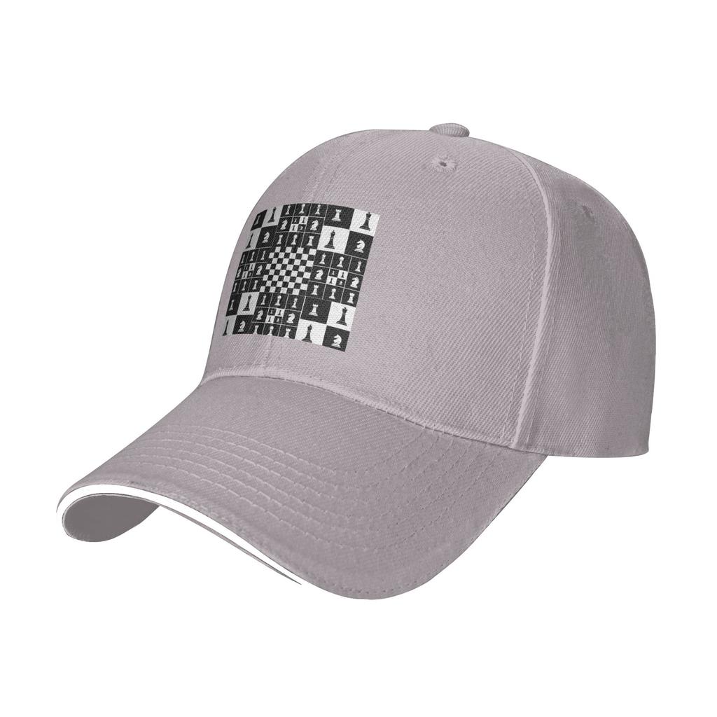 Chess Pieces On Board chessboard Cap Casual Baseball Caps Adjustable Hat Hip Hop Summer Unisex Baseball Hats Customizable