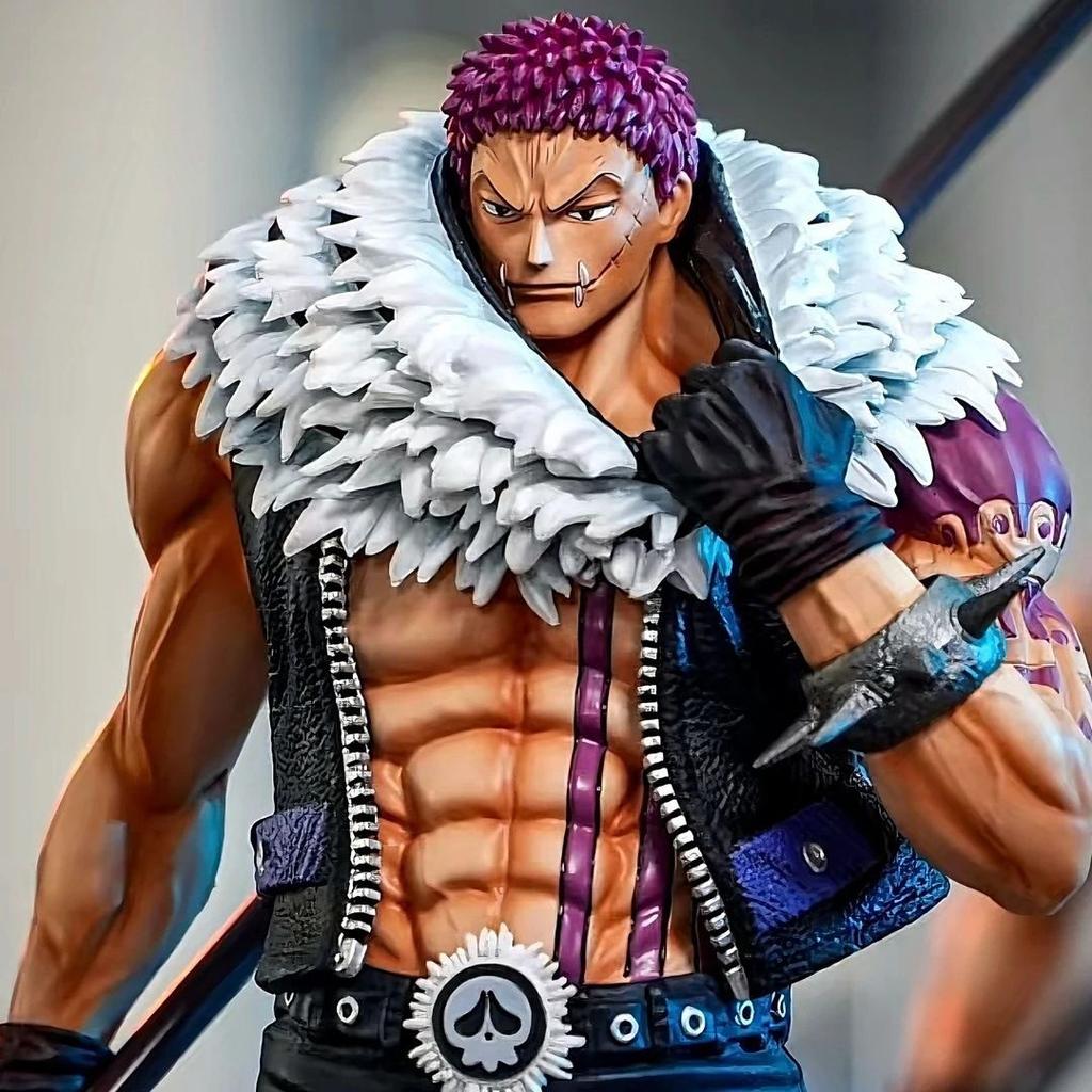 JT studio One Piece 15.74in/40cm Katakuri Figura de Anime de estatua Halberd Domineering de Extra large Zoro PVC Mode Toys Gifts