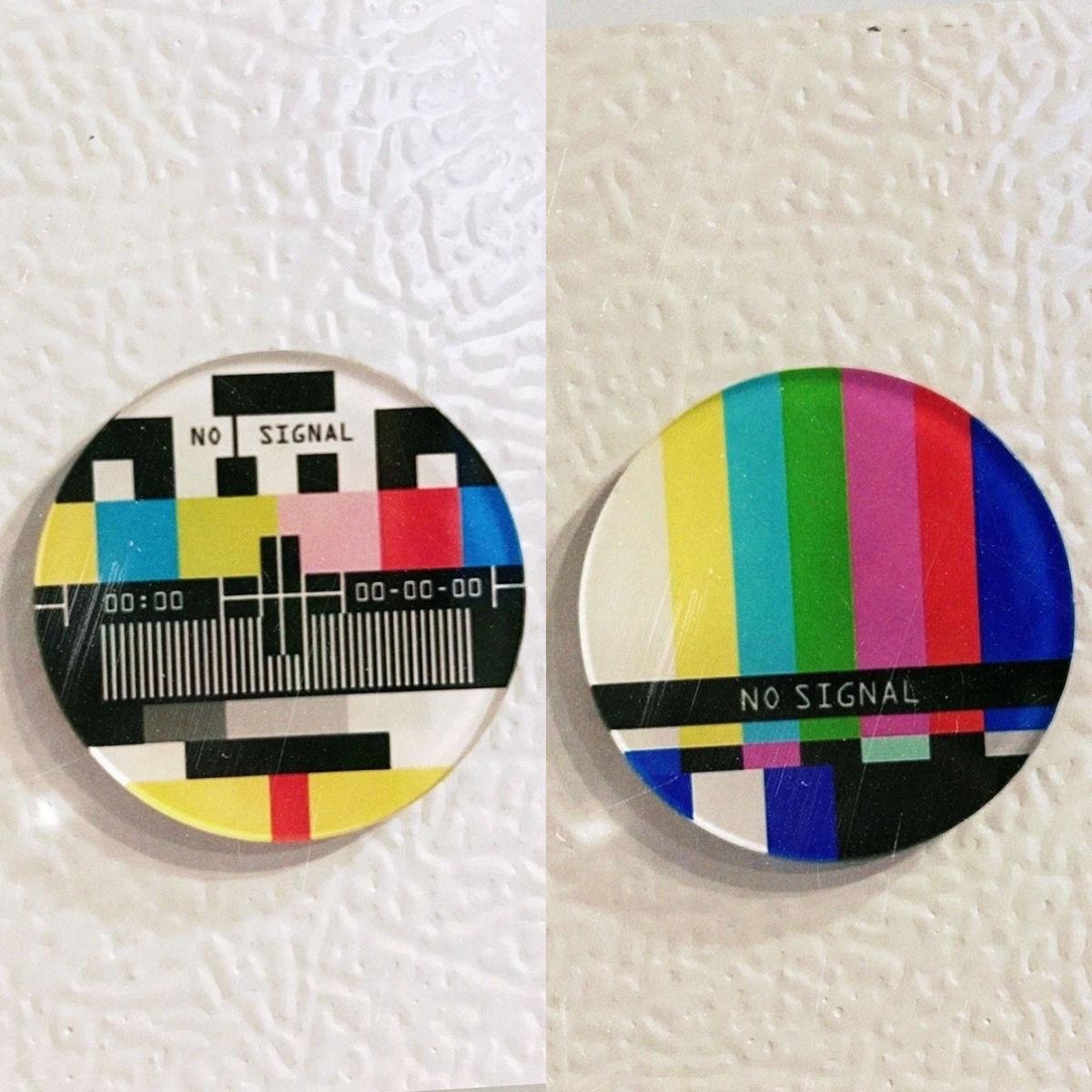 Factory Direct Sale Refrigerator Magnets Free Sample Custom Pattern 40mm Round Magnetic Fridge Magnets