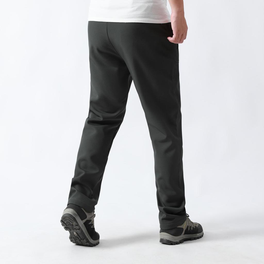 Men's Fleece-Lined Softshell Hiking Pants - Windproof, Warm, and Wear-Resistant for Outdoor Use